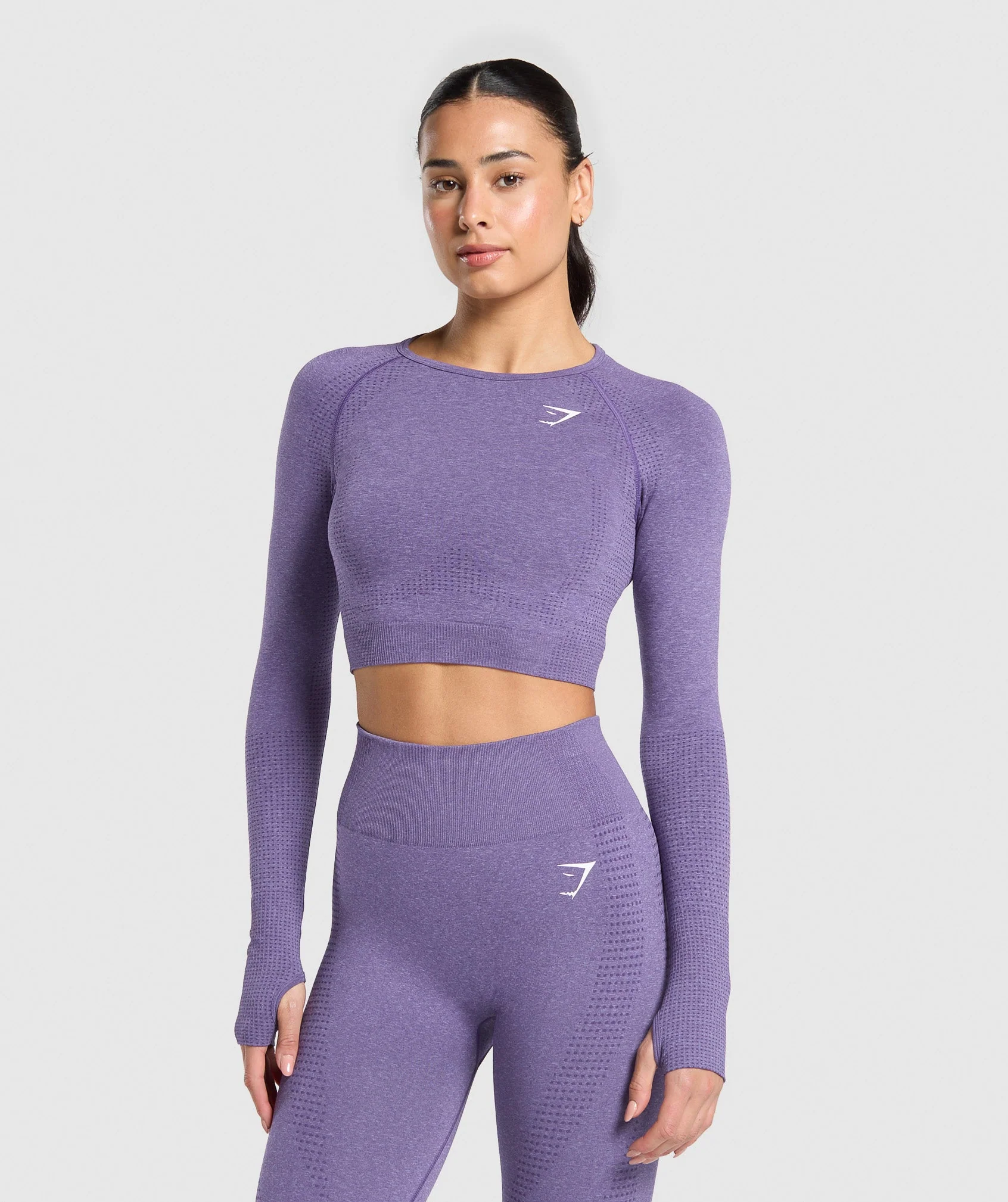 Vital Crop Top – Functional Purple/Marl