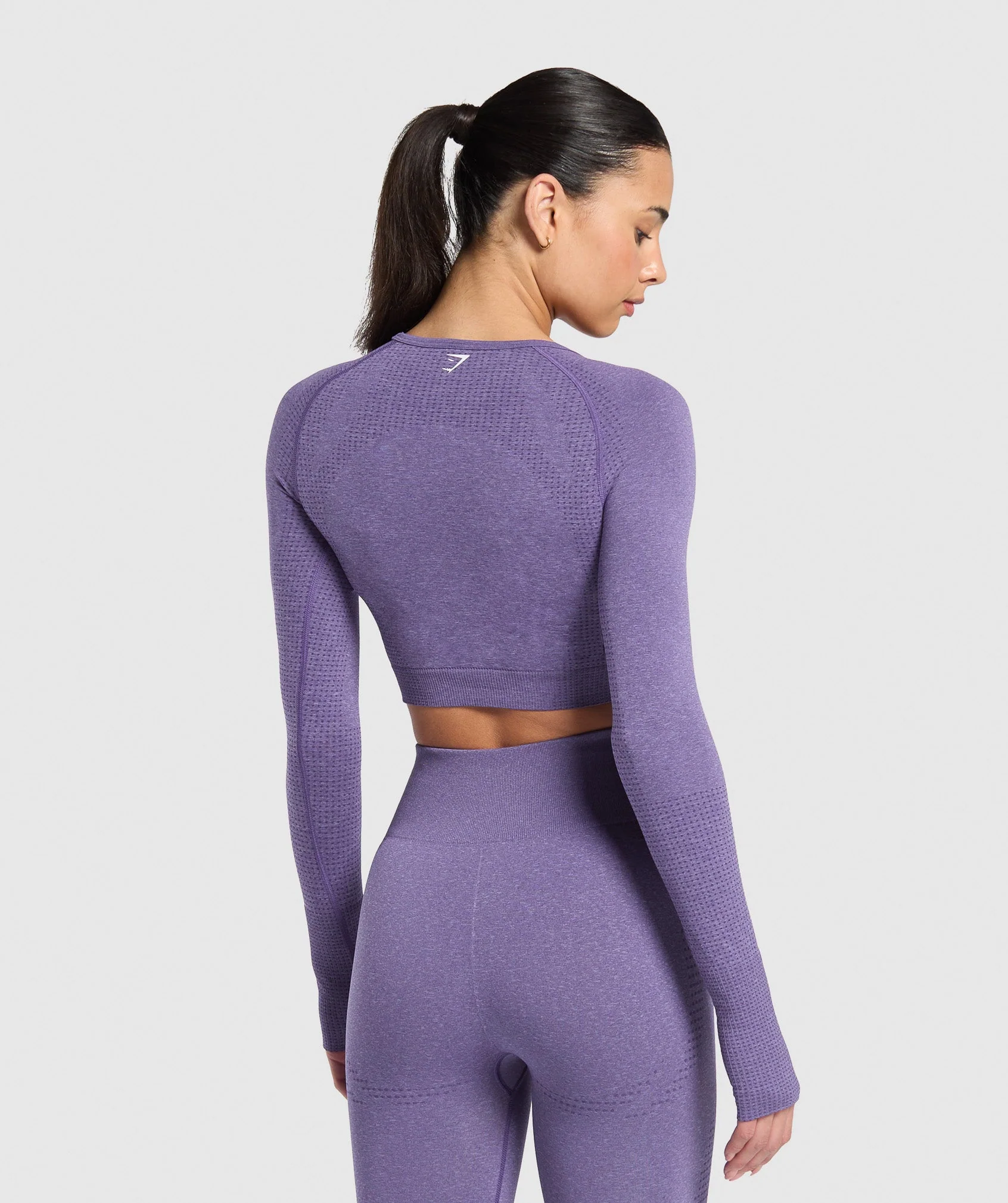 Vital Crop Top – Functional Purple/Marl