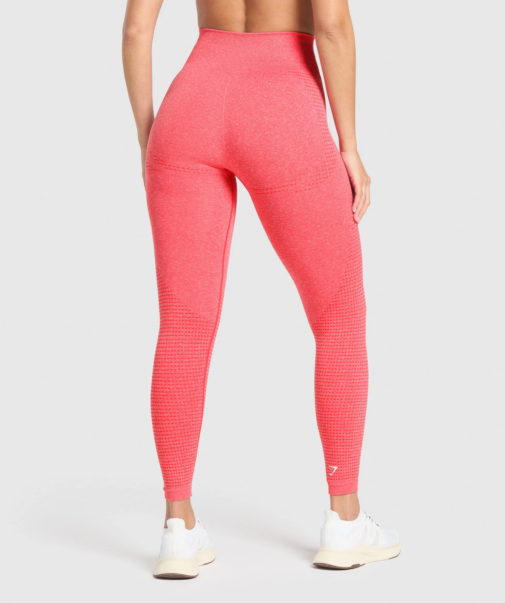Vital Leggings – Coral Red Marl - Imagen 2