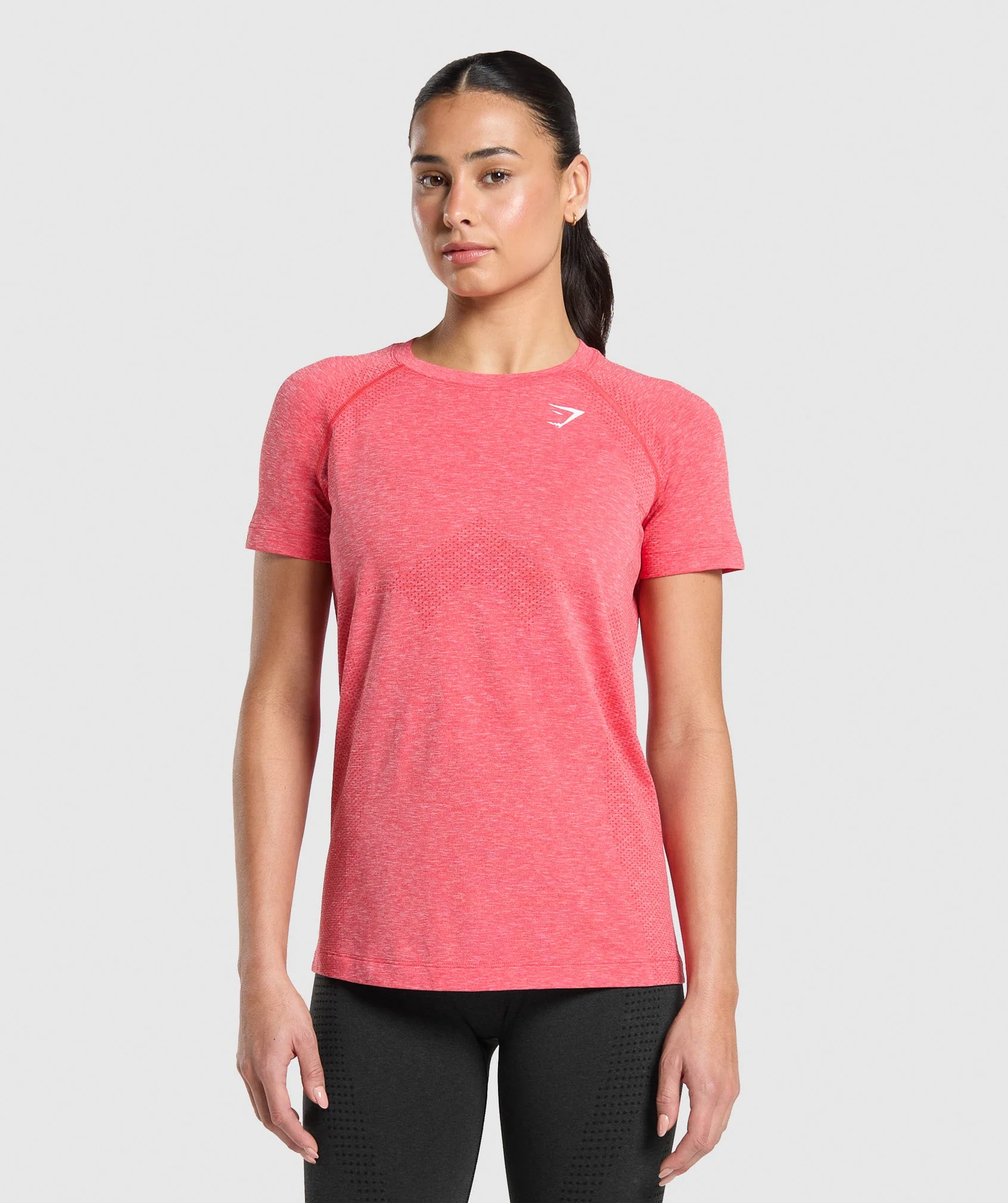 Vital Light T-Shirt – Coral Red/Marl