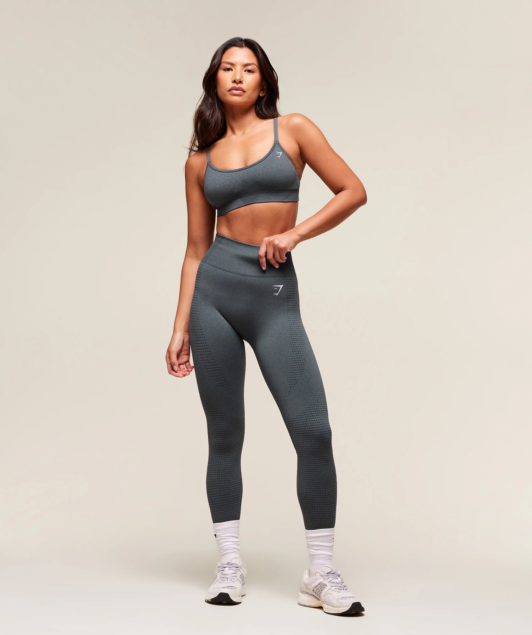 Vital Sports Bra – Strong Grey Marl - Imagen 2