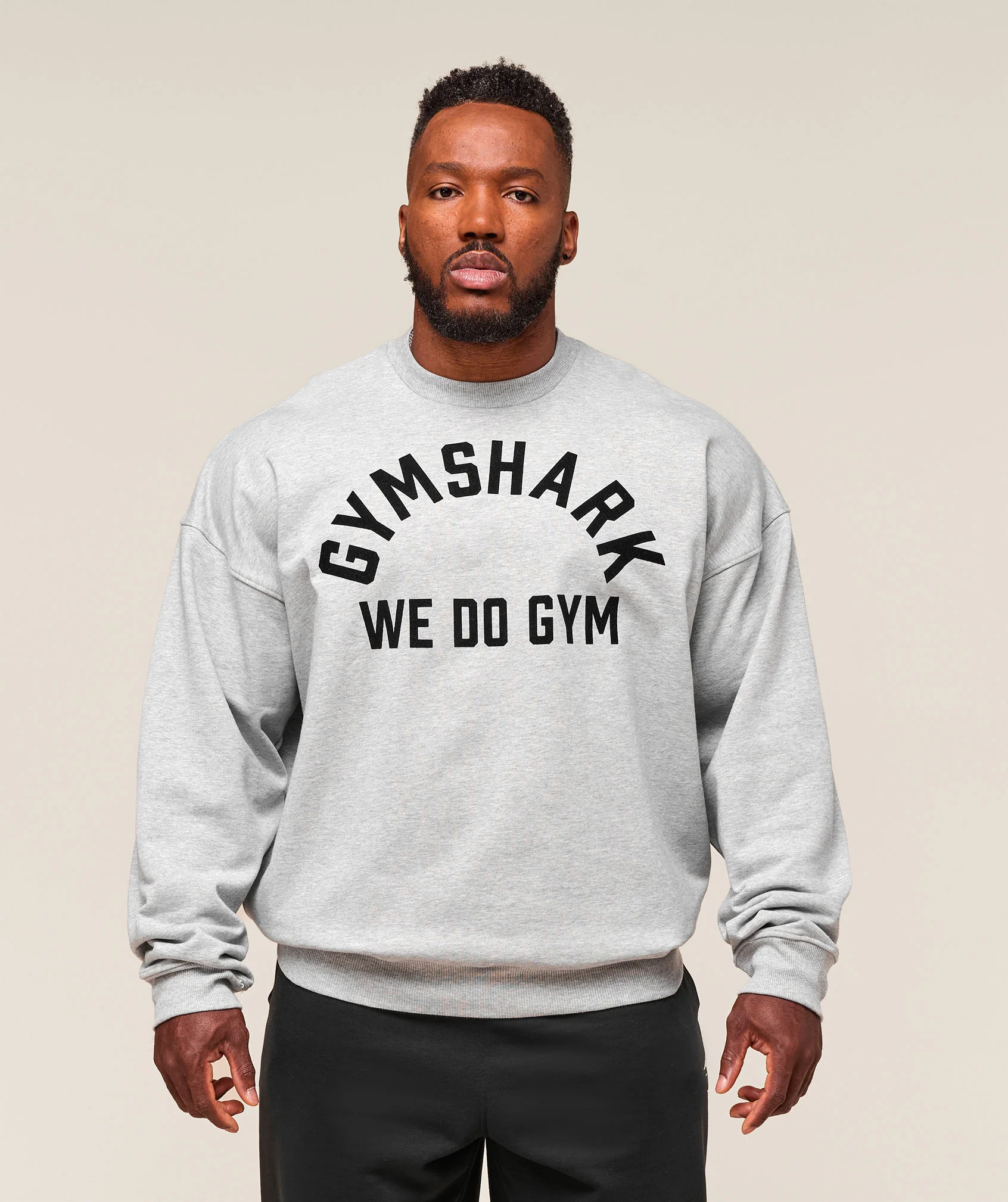 We Do Gym Crew – Light Grey Core Marl
