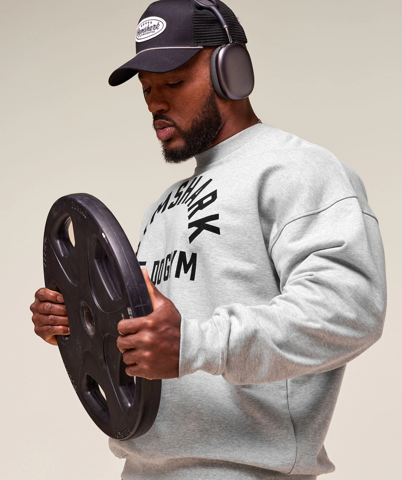 We Do Gym Crew – Light Grey Core Marl - Imagen 2