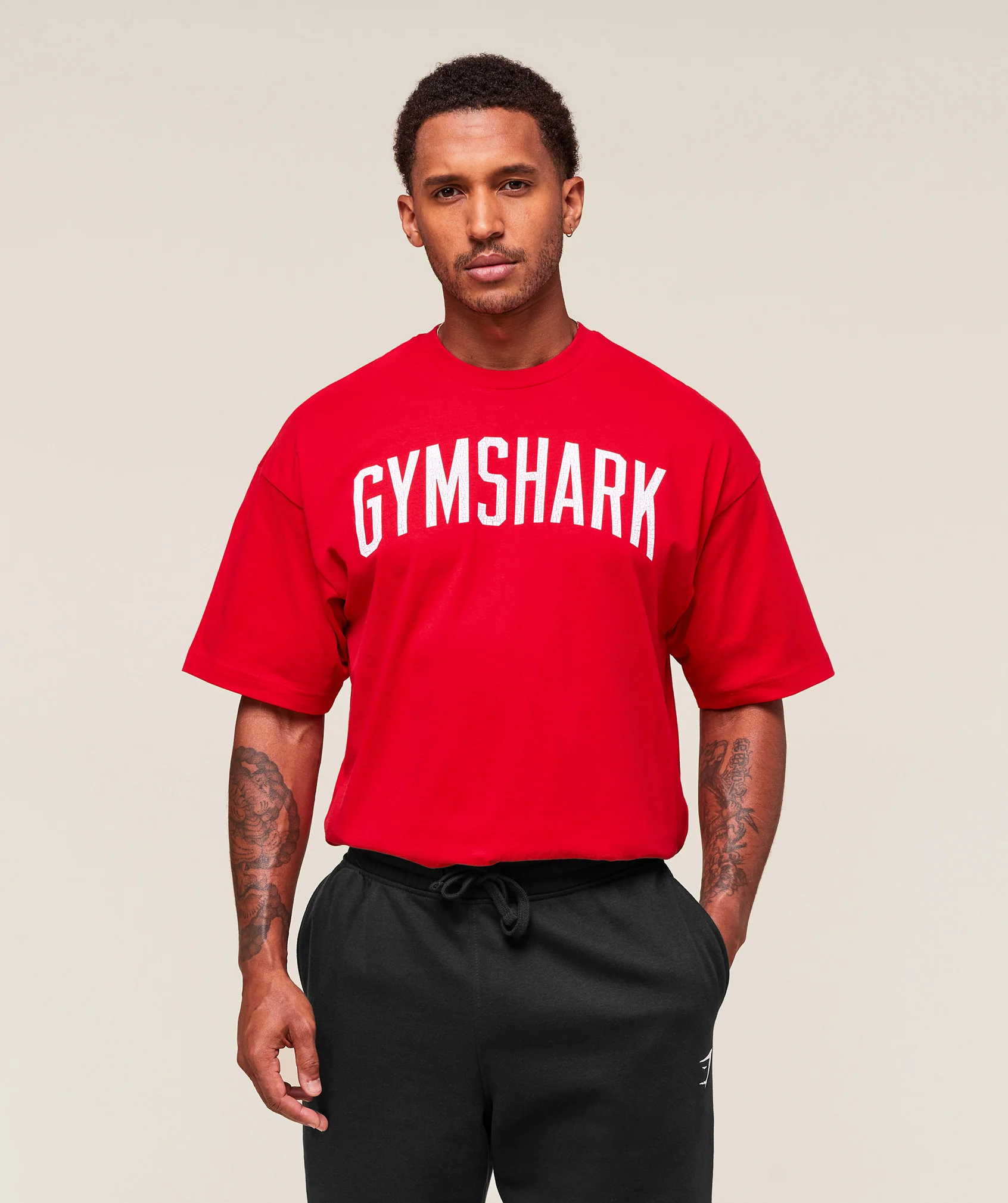 Worn Graphic T-Shirt – Athletic Red