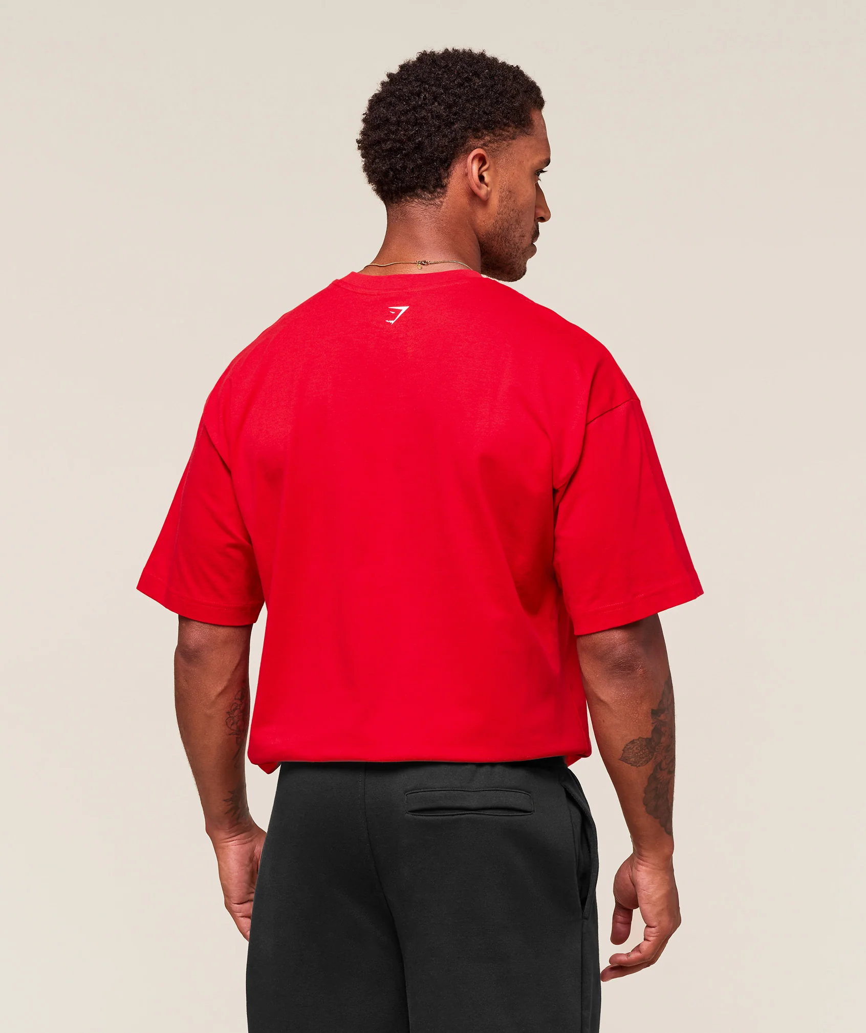 Worn Graphic T-Shirt – Athletic Red