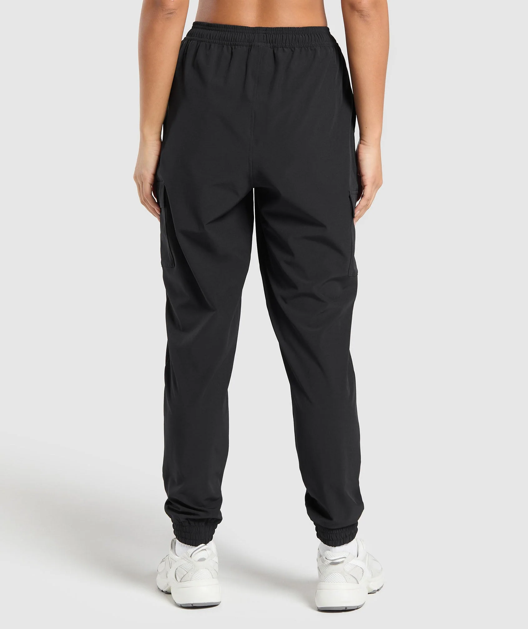 Woven Cargo Pant – Black