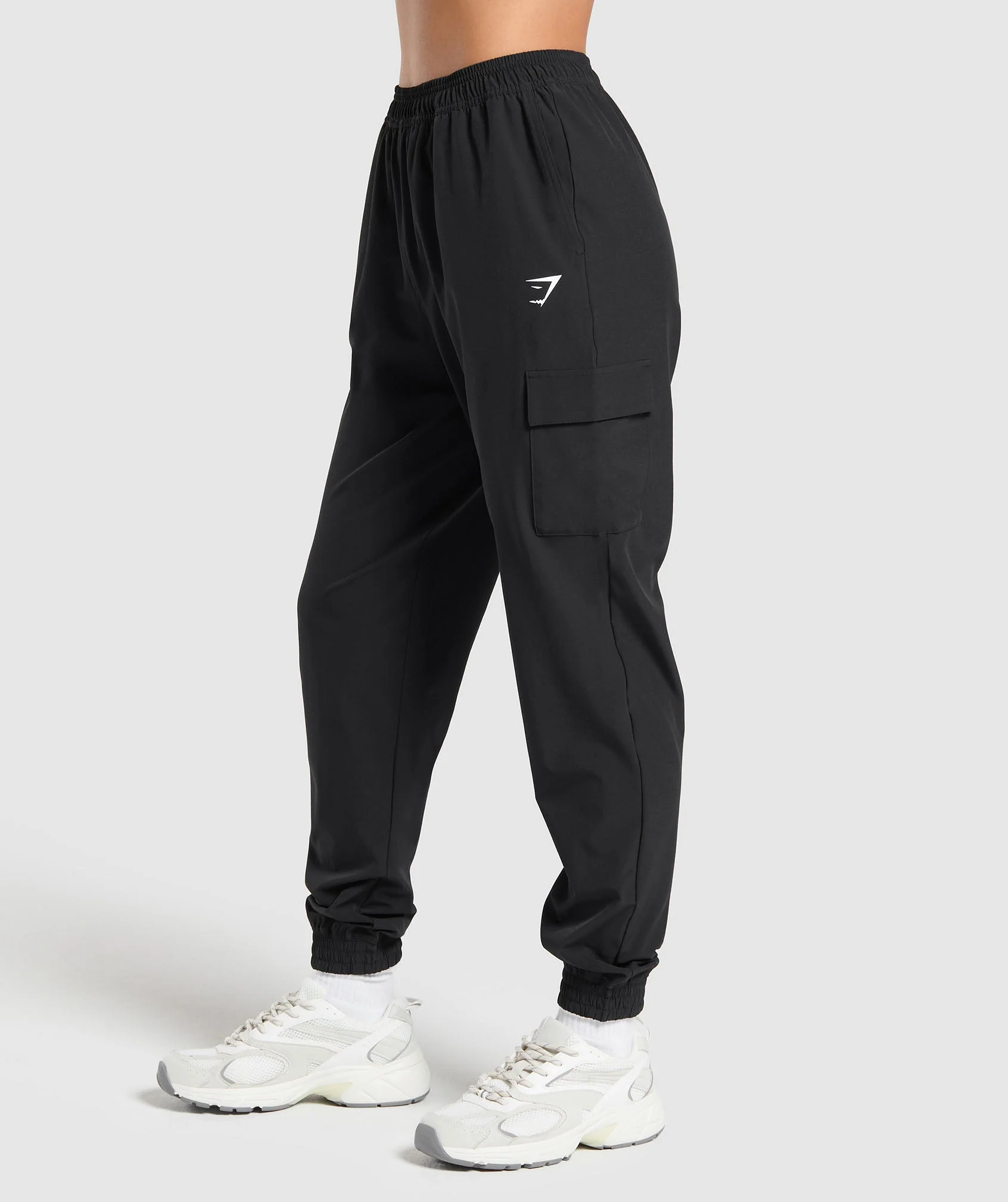 Woven Cargo Pant – Black - Imagen 2