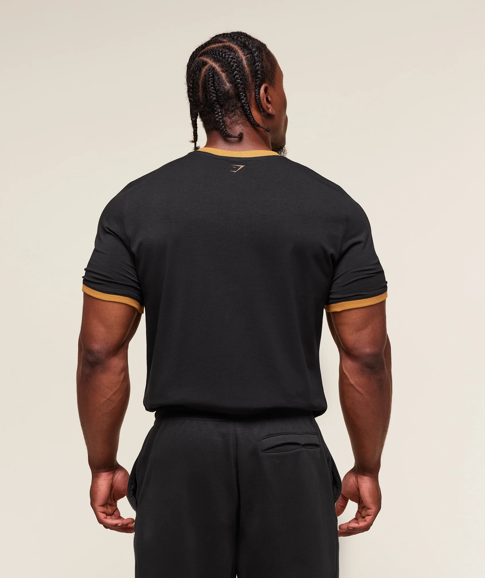 XXL Strength Dept Ringer T-Shirt – Black